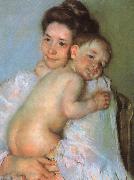 Mary Cassatt Mother Berthe Holding her Baby Spain oil painting artist